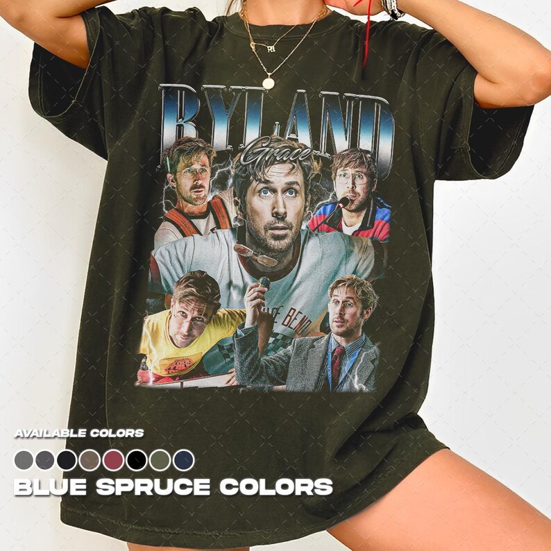 Comfort Colors® Vintage 90s Ryland Grace T-Shirt, Retro Project Hail Mary T-Shirt, Unisex Tee image 4