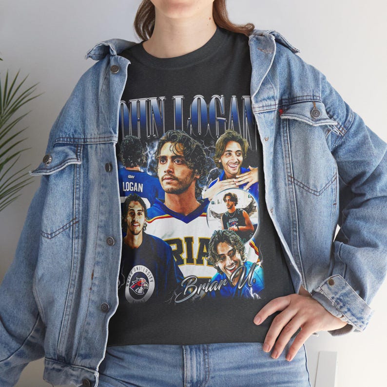 Limited John Logan Briar University, Vintage90s John Logan Shirt, Inspired Tee, Gift for Man and Woman image 7
