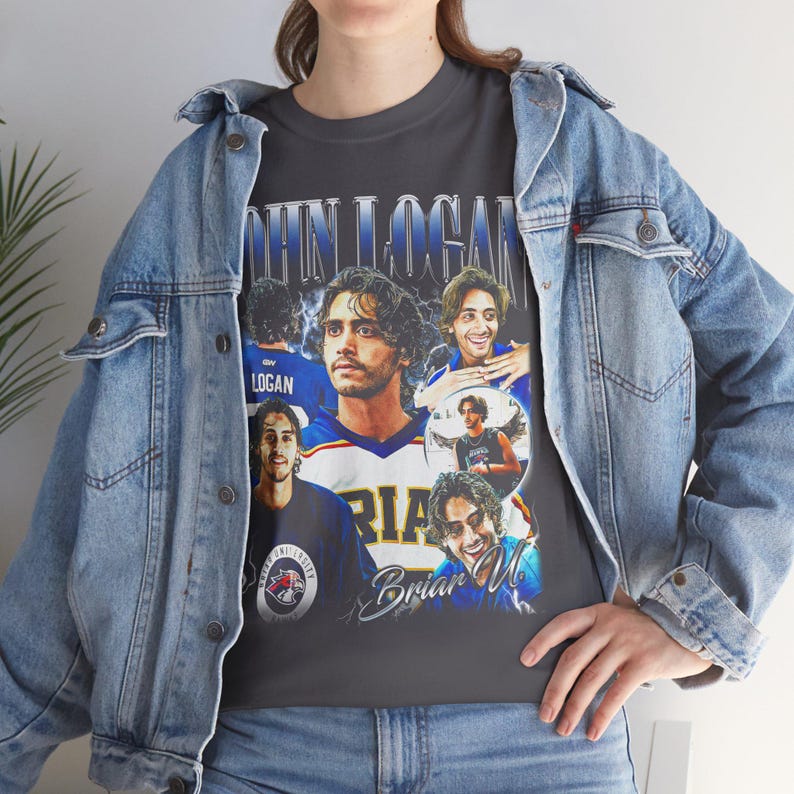 Limited John Logan Briar University, Vintage90s John Logan Shirt, Inspired Tee, Gift for Man and Woman image 6