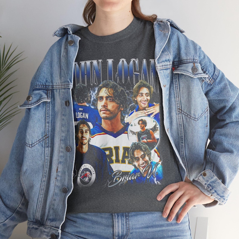Limited John Logan Briar University, Vintage90s John Logan Shirt, Inspired Tee, Gift for Man and Woman image 5
