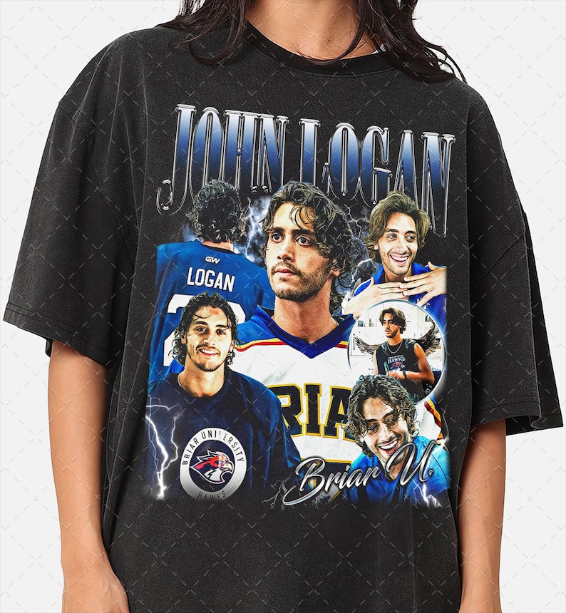 Limited John Logan Briar University, Vintage90s John Logan Shirt, Inspired Tee, Gift for Man and Woman image 1