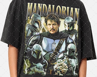 Limitiertes Mandalorian, Petro Pascal Vintage Shirt Geschenk für Frau und Mann