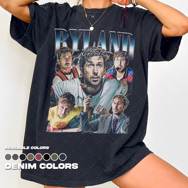 Comfort Colors® Vintage 90s Ryland Grace T-Shirt, Retro Project Hail Mary T-Shirt, Unisex Tee image 5