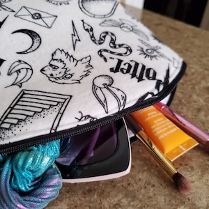 The Boy Who Lived Zipper Pouch for Makeup, Knitting Projects, Etc
