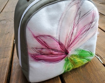 Felt and Vinyl Flower Lunchbag