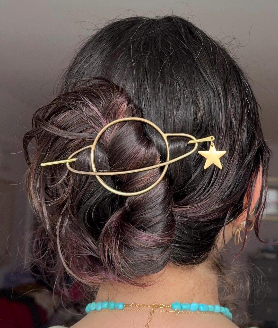 ヘアアクセサリー [BlackMuse] cubic chain twist hair pin set Amazon.com: NICENEEDED 3Pcs Hair Chain for Braids, Silver