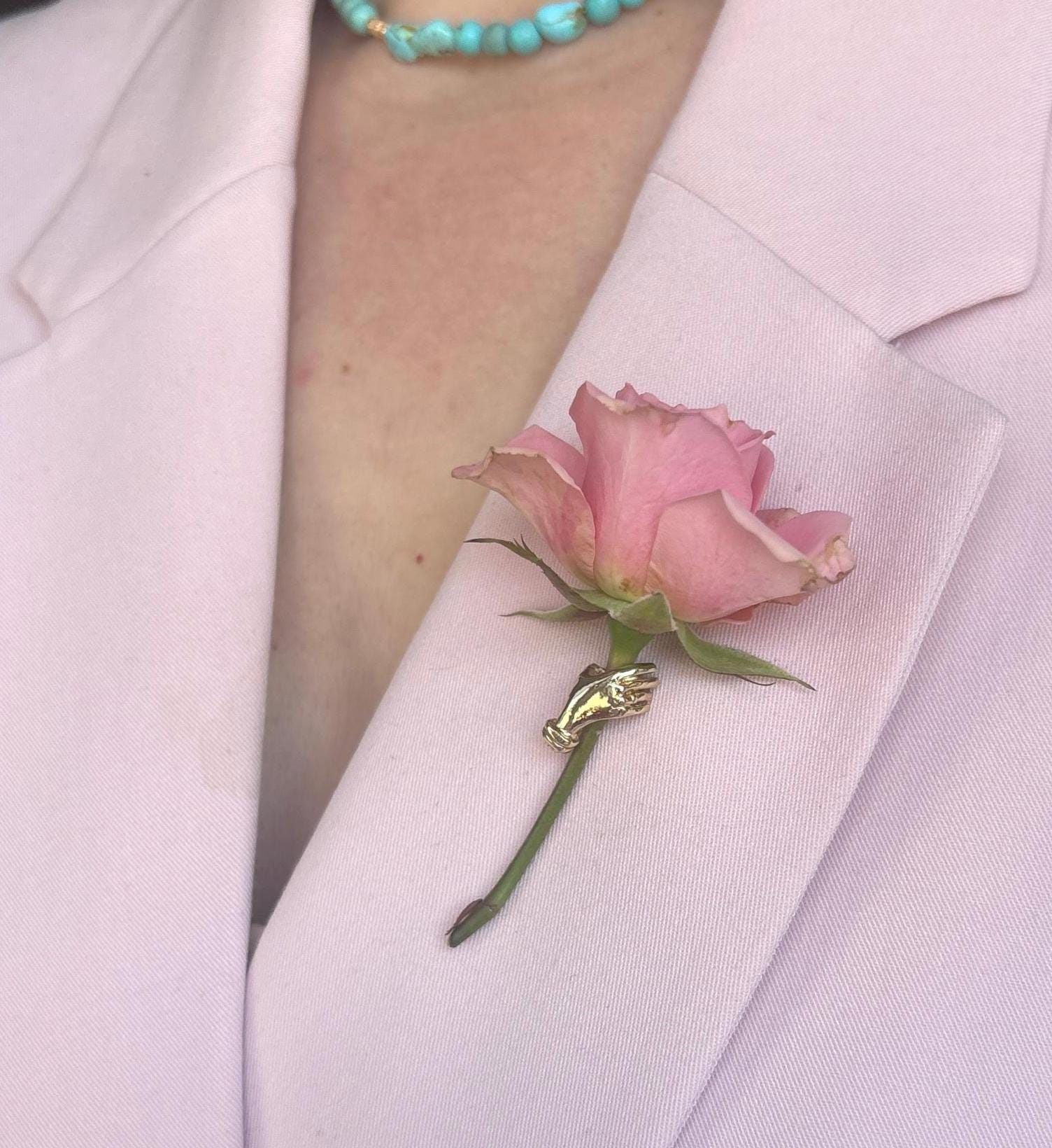 Vintage flowers in vase brooch - Etsy 日本
