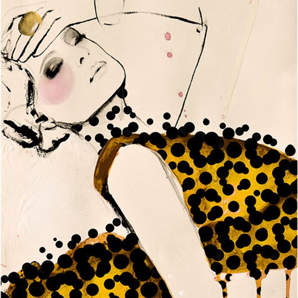 Current - Fashion Illustration Art Print