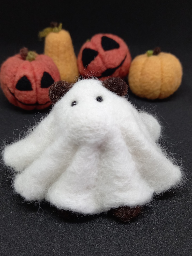 DIY Needle Felting Tutorial for Halloween  Create Boo the image 3