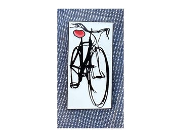 Heart Seat Bicycle Enamel Pin – Bike Lover Gift
