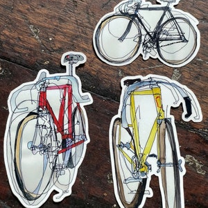 Il set di adesivi per bici Scribble Track: l'arte che ti accompagna - Arte ciclistica super cool per ciclisti
