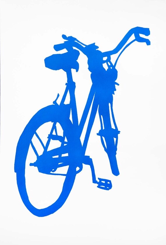 kunstdruck fahrrad