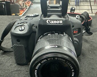 Canon Eds Rebel T6i Digitale Spiegelreflexkamera mit EF-S 18–55 mm 55–250 mm STM-Objektiv-Kamera-Set