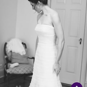 Vera Wang silk ivory dress