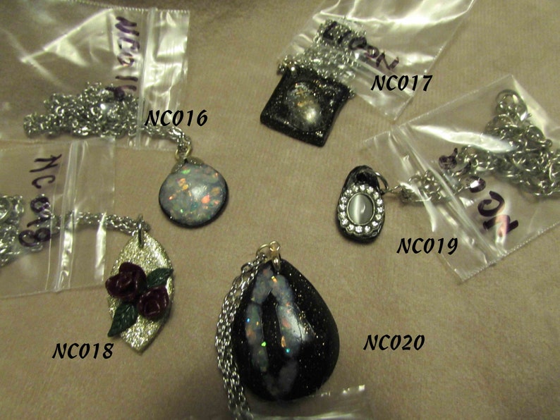 Polymer clay Necklaces 16 to 20
