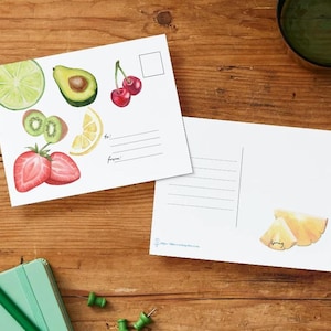 Fruits de printemps - Carte postale téléchargeable