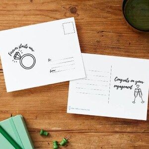 Forever Starts Now - Noivado - Cartão Postal para Download
