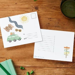 Road Trip - Herunterladbare Postkarte