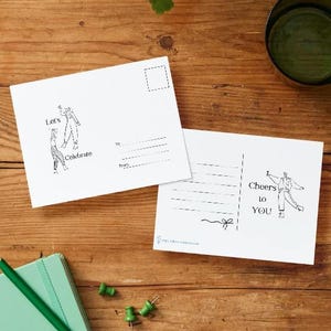 Feierlicher Beifall Herunterladbare Postkarte - Digitaler Gruß für Freunde, Geburtstage und besondere Anlässe