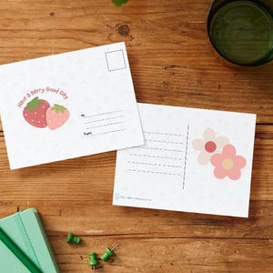 Passez une bonne journée avec des baies - Carte postale téléchargeable