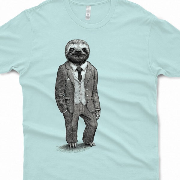 Sloth Shirt Mens Shirts Sloth T Shirt Birthday Gift Graphic Tee Funny Shirt Boyfriend Gift Brother Gift Stylish Sloth Mens Shirt