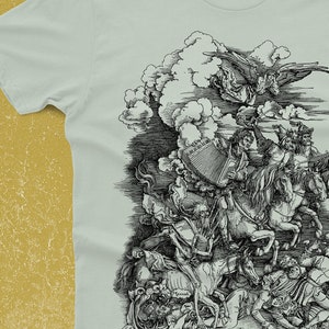 Albrecht Durer Parody Art - Banjo Shirt for Musician Gift - Men&#39;s Funny Tshirt - Art History Music Shirt