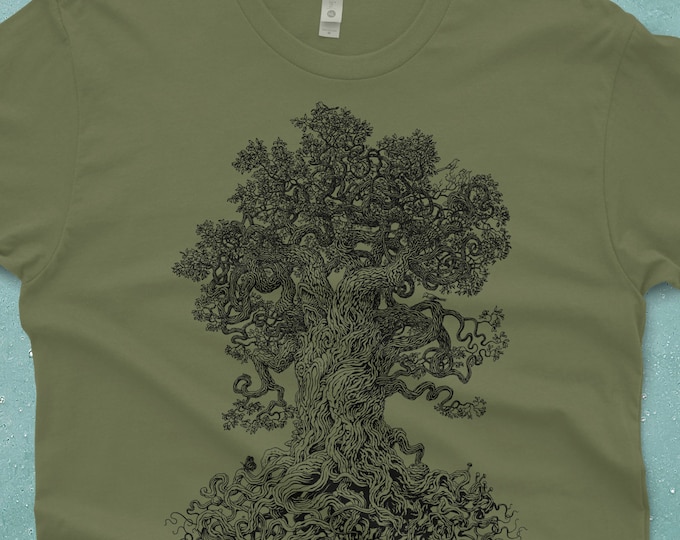Nature Lover Gift - Tree Shirt - Nature Shirt -  Men's Tshirt - Men's Gift - Enchanted Forest - Nature Gift