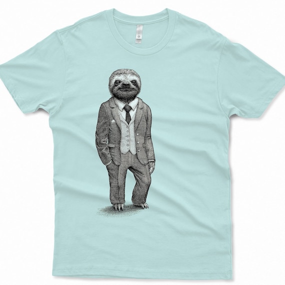 sloth t shirt mens