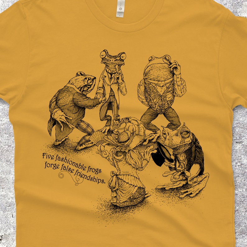 Frog Shirt Animal Tshirt Men's Shirt Hipster Graphic - Etsy