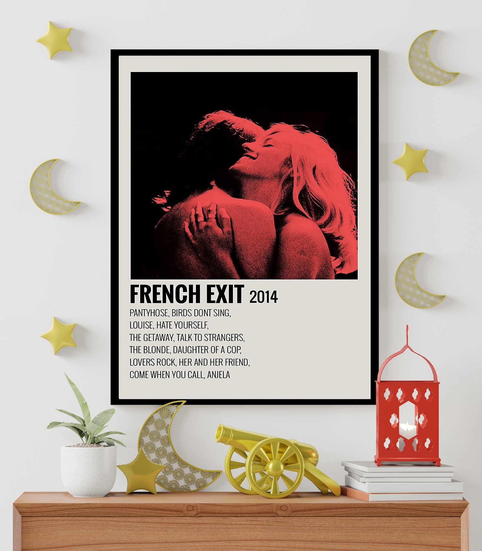 Band Potser Tv Girl Poster French Exit Album Cover Wall Etsy