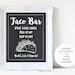 Taco Bar Printable 5x7, 8x10 Chalkboard Style Sign, Pick a Shell, Fill ...