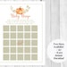 Free Baby Bingo Pumpkin Printable