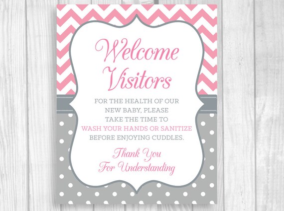 Please Wash Your Hands Printable 5x7 8x10 Meet and Greet