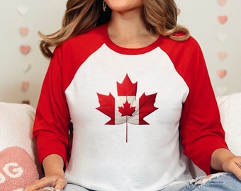 カナダTシャツ、カナダデーシャツ、カナダベースボールTシャツ、カナダギフト、カナダシャツ、愛国心あふれるシャツ