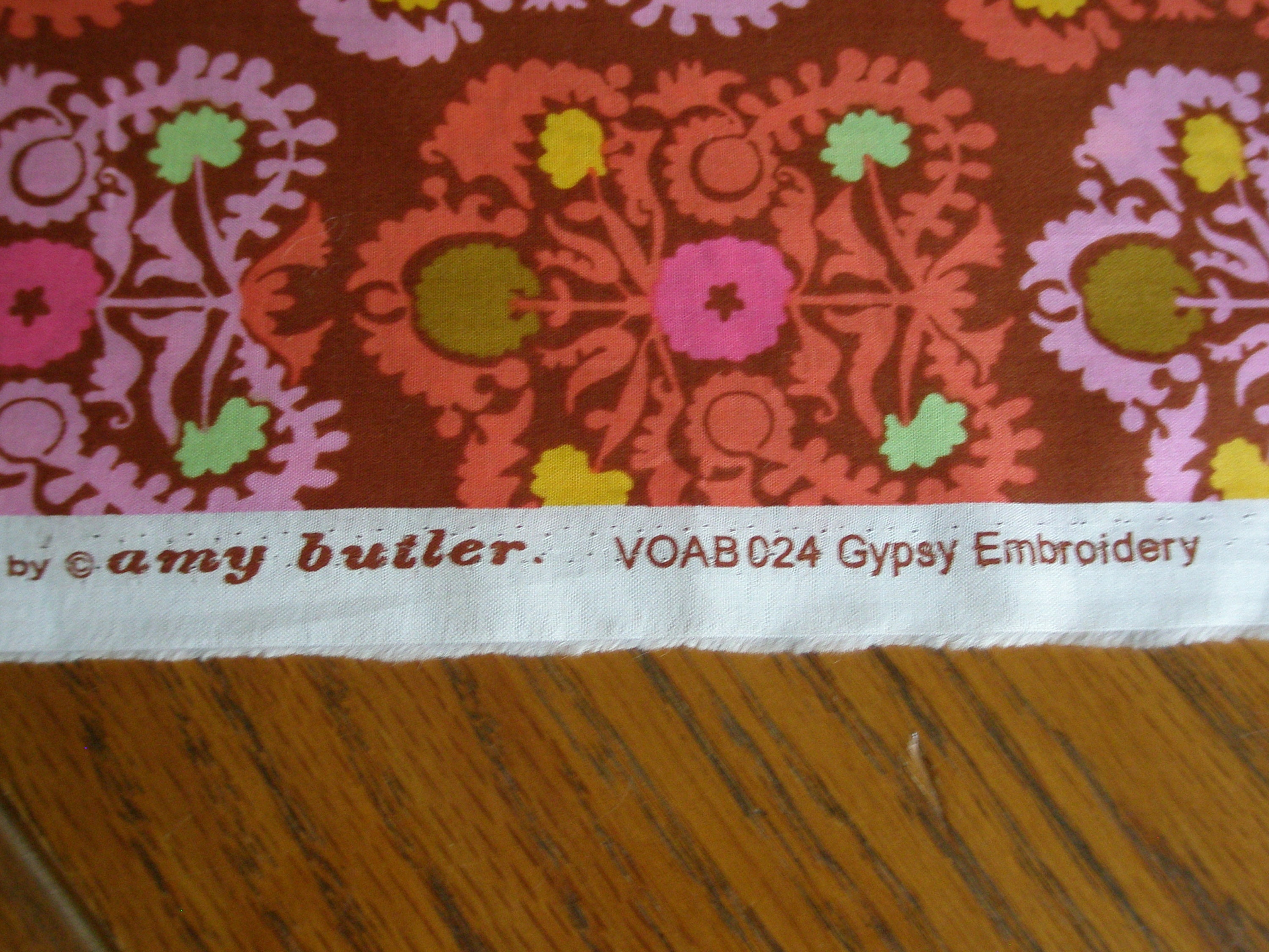 Amy Butler Dreamweaver Gypsy Embroidery Cotton Lawn Fabric by the Yard