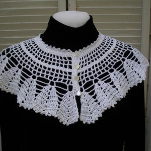 Crochet Lace Embroidered Collar RBG Dissent Collar Lace Collar