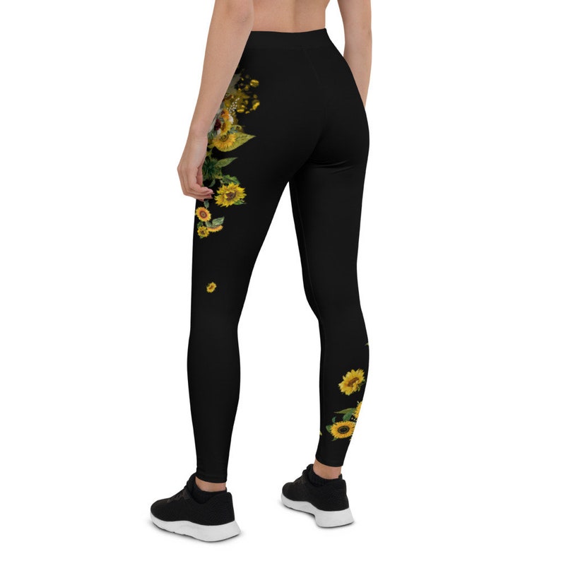 Sunflower Skull Leggings XS-XL
