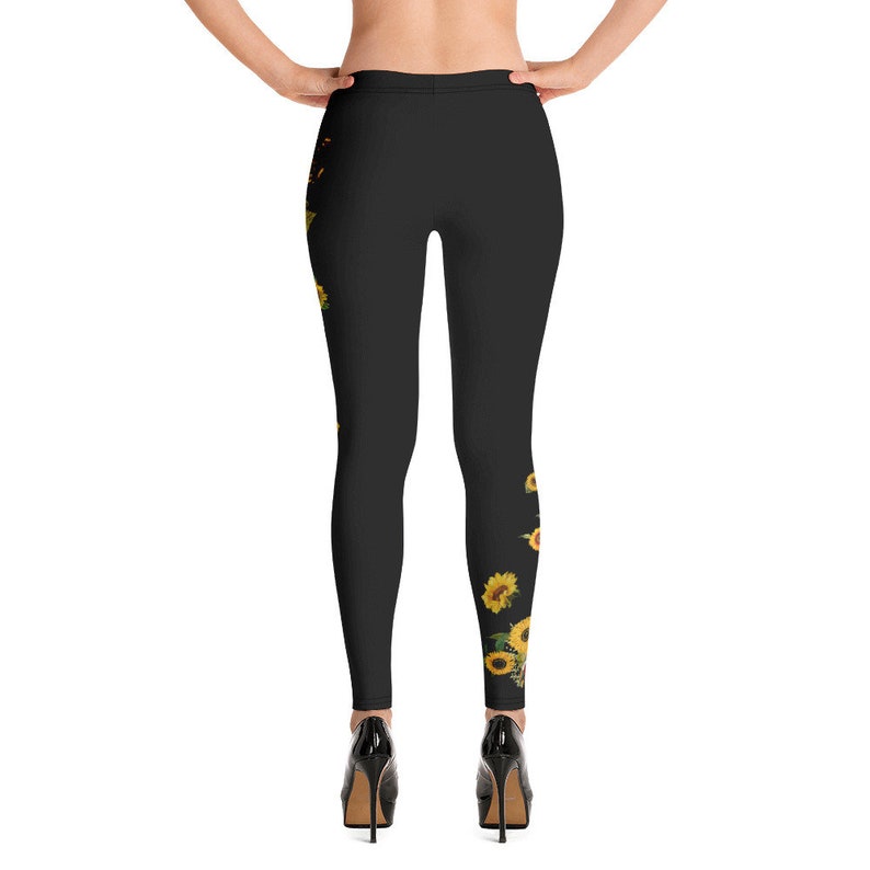 Sunflower Skull Leggings XS-XL