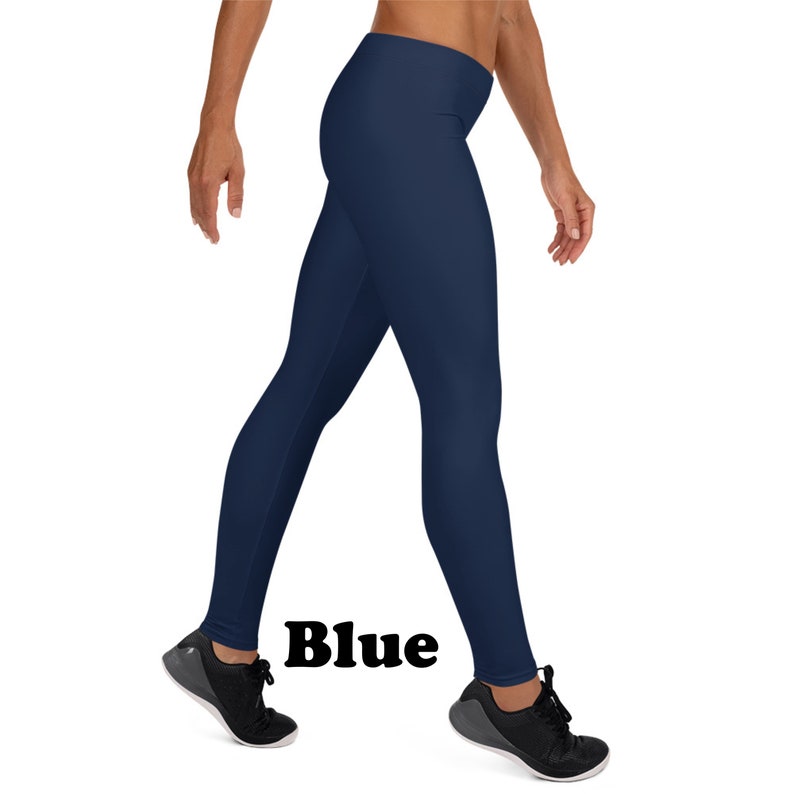 Solid Colored Leggings Etsy