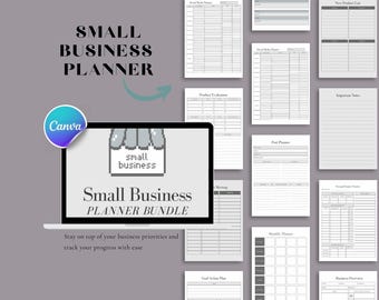 Small  Business Planner Printable | Business Planner Canva | Business Planning | Business Planner |