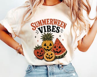 Camiseta de verano con ambiente veraniego / Camiseta de fiesta de verano / Camiseta espeluznante de Halloween