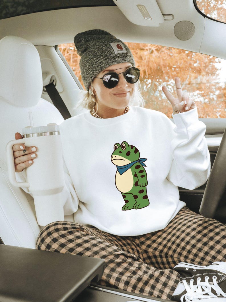 Portland Frog Sweatshirt | Anti ICE Protest Shirt | Anti Fascism Shirt | UNISEX Portland Resistance Crewneck Sweatshirt