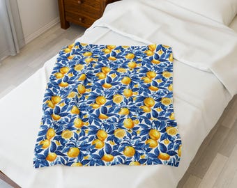 シトラスブランケット | レモンベルベットブランケット | レモン