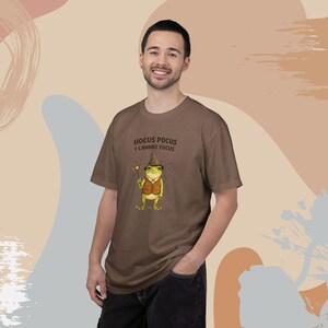 Silly Frog Shirt | Hocus Pocus I Cannot Focus Shirt | Unhinged Humor ADHD T-Shirt | Frog Meme TShirt