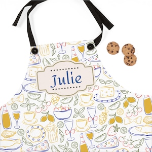Personalized Cooking Apron | Italian Food Custom Apron | Personalized Chef Apron | Custom Italian Cooking Gift | Italian Chef Apron