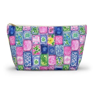 Mahjong Tiles Accessories Pouch | Mahjong  Makeup Bag | Mahjong Lover Zipper Pouch | Mahjong Gift