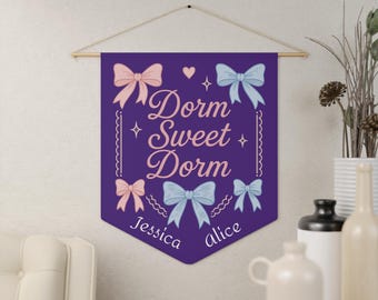 Plaque personnalisée pour dortoir | Dormeur Sweet Dorm Dorm Room | Décoration coquette pour dortoir | Plaque nominative personnalisée | Cadeau universitaire pour étudiant