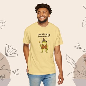 Silly Frog Shirt | Hocus Pocus I Cannot Focus Shirt | Unhinged Humor ADHD T-Shirt | Frog Meme TShirt