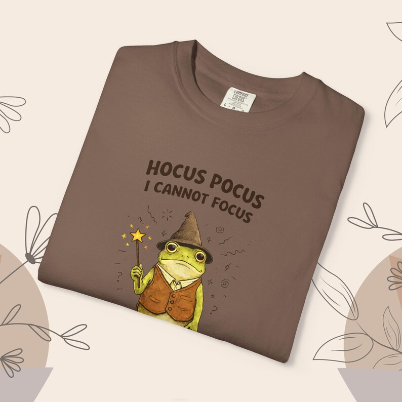 Dummes Frosch-Shirt | Hokus Pokus Shirt | Ausschweifendes Humor ADHS T-Shirt | Frosch Meme TShirt Bild 17