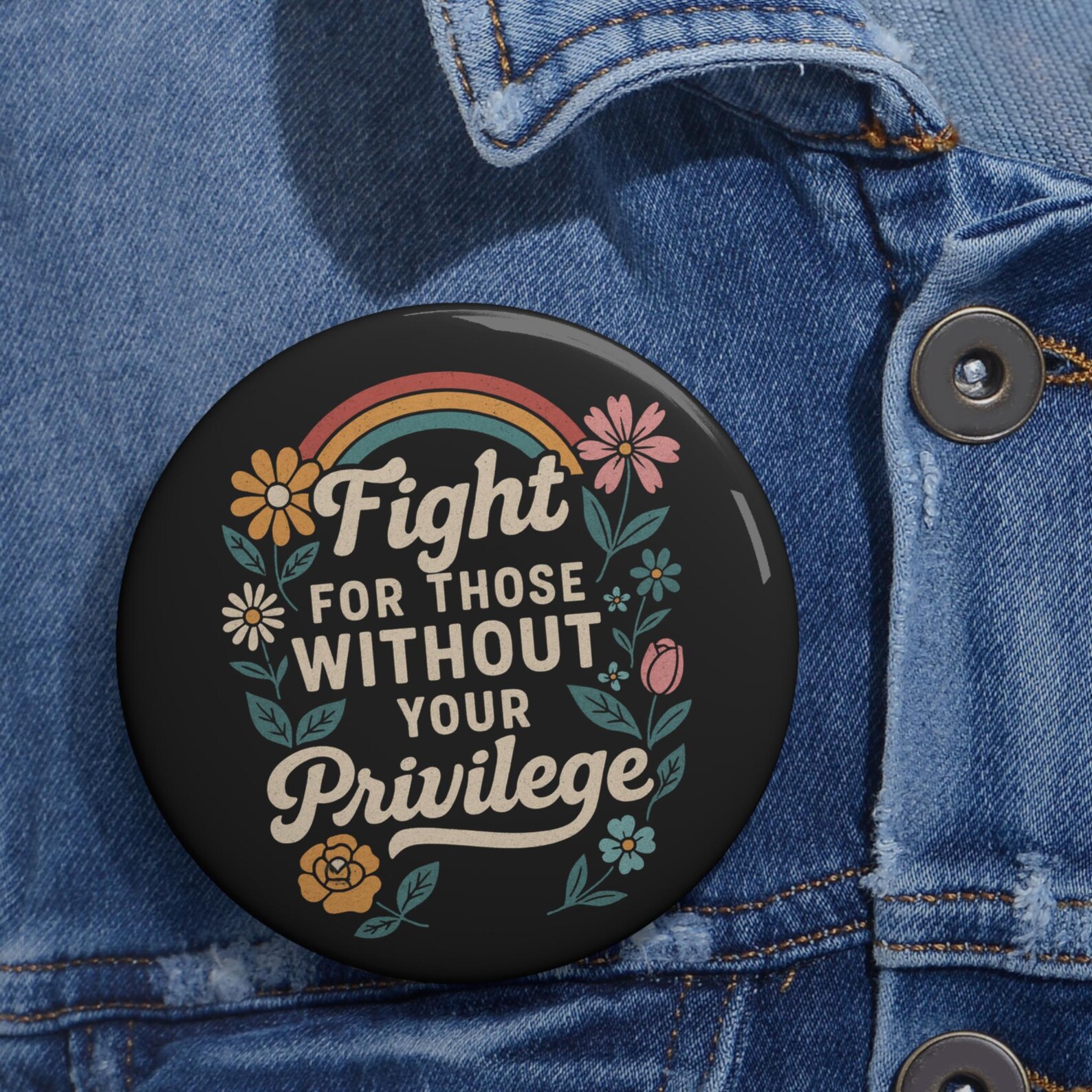 Anti ICE Pin | Fight for Those Without Your Privilege Pin | Abolish ICE ...